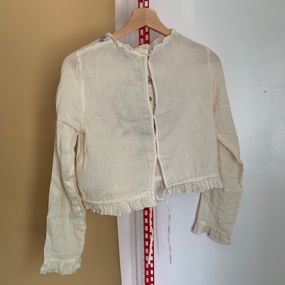 ZARA blouse embroidered top long sleeve - Picture 14 of 14